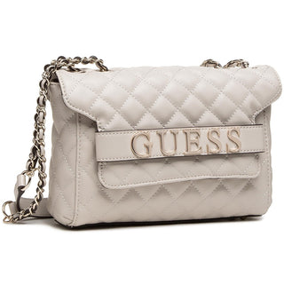 Guess, Illy, Xbody Convertible Flap, Torba na ramię z materiału, Szara, Kobiety