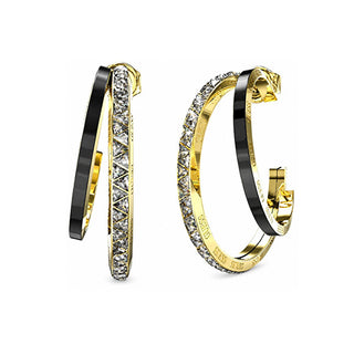 Guess Trinity gold-plated split Orecchini JUBE04569JWYGBKT-U