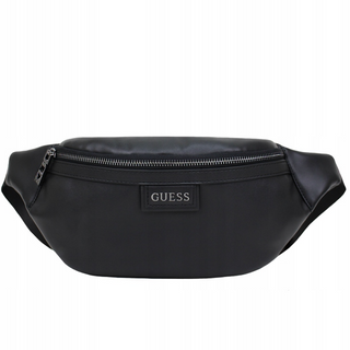 Guess, Rene, Stofbæltetaske, Buksepung, Sort, 21/30 x 15 x 7,5 cm, Til mænd