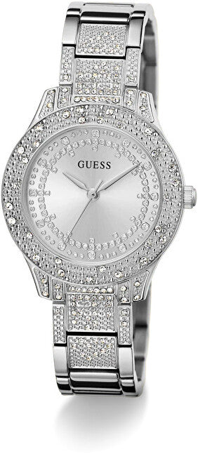 Guess Ladies Silver Tone Analog Orologio GW0746L1