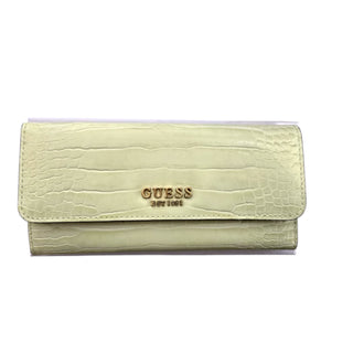 Guess, Laurel, SLG Duży Portfel Materiałowy Zapinany Na Zamek, SWCA8500460LGL, Beżowy, Kobiety