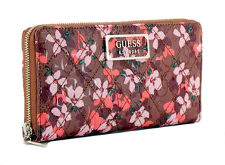 Guess, Lola, Portefeuille en tissu, Organiseur de chéquier SLG, Rose poudré, pour femme