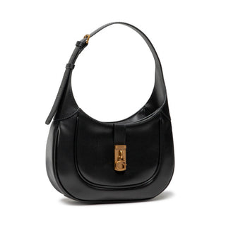 Guess, Sac Hobo Maimie en similicuir et tissu noir HWVB84 pour femme, 29 x 17,5 x 7 cm