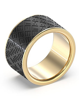 Guess Modern gold-plated Anello King`s Road JUMR03226JWYGBK - Circuit: 64 mm