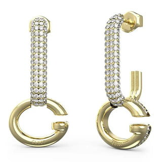 Guess Oh My G Fashion Gold Plated Dangle Orecchini JUBE04520JWYGT/U