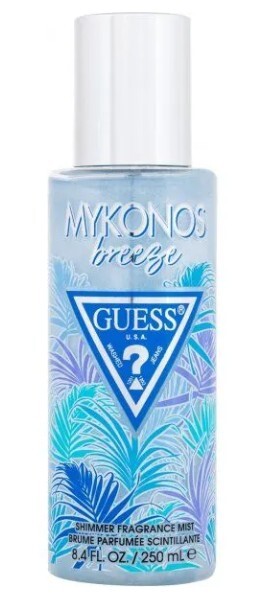 Guess Mykonos Breeze - body spray with glitter - Volume: 250 ml