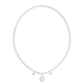 Guess Steel Collana with mother-of-pearl G Talisman JUBN06199JWRHT/U