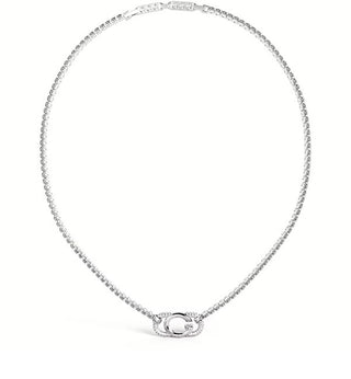 Guess Steel tennis Collana with crystals JUBN04506JWRHT-U