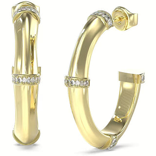 Guess Original gold-plated Bamboo Orecchini JUBE05160JWYGT/U