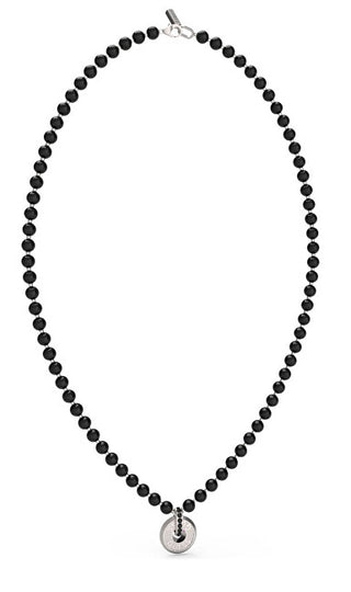 Guess Men´s Edgy Styles Beaded Collana JUMN04061JWSTBKT/U