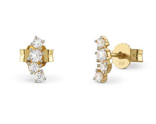 Guess Halbvergoldet mit kubischen Zirkonia Jardin Jsbe04491Jwygt/U 
