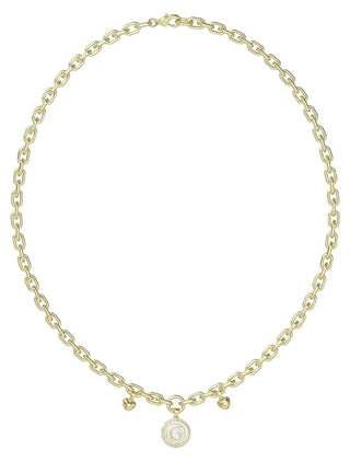 Guess Gold-plated Collana with mother-of-pearl G Talisman JUBN06196JWYGT/U