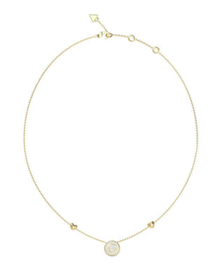 Guess Gold-plated Collana with mother-of-pearl G Talisman JUBN06201JWYGT/U