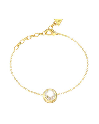 Guess Gold-plated Moon Drops Bracciale JUBB06246JWYG - Length: 18.4cm