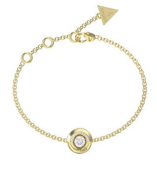 Guess Gold-plated Bracciale con zircon e Majorelle crystals JUBB05378JWYG - Lunghezza: 21 cm