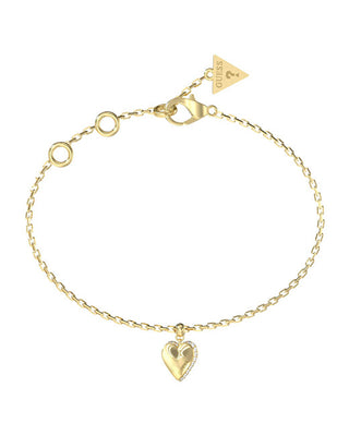 Guess Gold-plated Bracciale Heart By Your Side JUBB06082JWYG - Length: 18.4cm