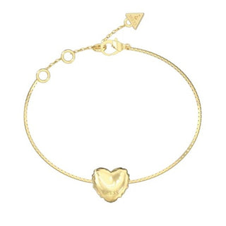 Guess Gold-plated Bracciale Heart Iconique JUBB05542JWRH - Length: 21 cm