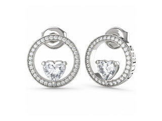 Guess Charming steel Orecchini M`ama Non M`ama JUBE04666JWRHT-U