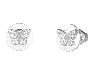Guess Charming steel Orecchini Butterflies Chrysalis JUBE06136JWRHT/U
