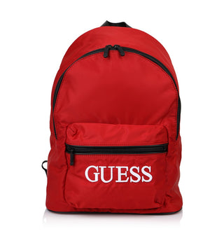 Guess, Quatro, Stoffrucksack, rot, für Herren, 16/31 x 42 x 13 cm