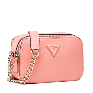 Guess, Noelle, Sac bandoulière en tissu, Rose clair, HWZG78, Femme