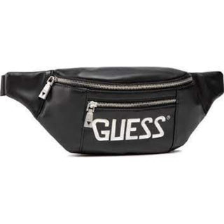Guess, Salameda, Læder, Stof Bæltetaske, Sort, 29,5/39 x 14 x 7 cm, Herre