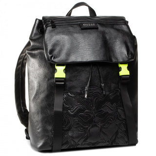 Guess, Salameda, Kunstleder, Stoffrucksack, schwarz, Laptop-Zubehör, Unisex