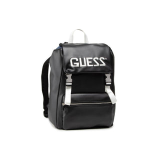 Guess, Salameda, Kunstleder, Stoffrucksack, Schwarz, Laptop-Zubehör, HMSALOP1105, Unisex
