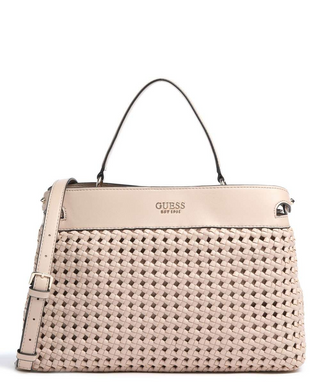 Guess, borsa a tracolla Sicilia, poliestere, borsa in tessuto, scomparto foderato, rosa, 37 x 27 x 14 cm