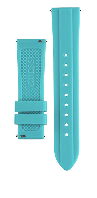 Guess Cinturino In Silicone - Blu Cs1001S15