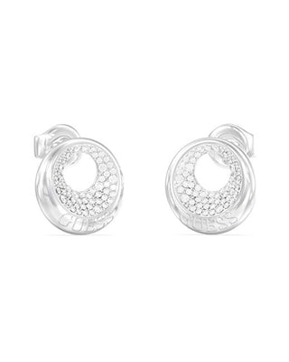 Guess Glittering Moon Drops Crystal Orecchini JUBE06247JWRHT/U