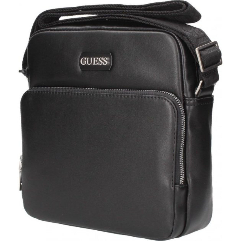 Guess, Torba,布艺单肩包,黑色,19 x 23 x 2 厘米,男士