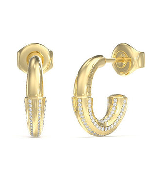 Guess Majorelle glittering gold-plated Orecchini JUBE05368JWYGT/U