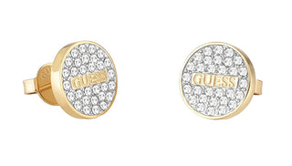 Guess Glitter Studs Party Gold Plated Orecchini JUBE02155JWYGT/U