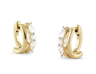Guess Splendidi Orecchini Placcati Oro Con Zirconi Cubici Nuances Jsbe04514Jwygt/U