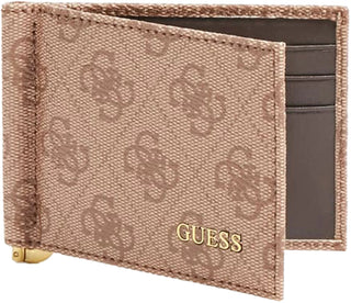 Guess, Vezzola Money, Υφασμάτινη Θήκη για Κάρτες, Για Πλάτη και Πιστωτικές Κάρτες, Καφέ, Για Άνδρες