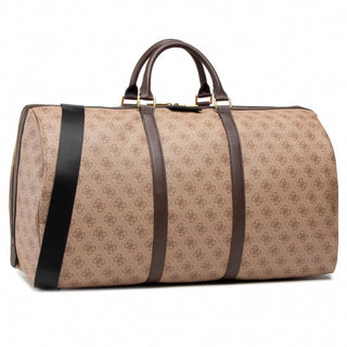 Guess, Vezzola Weekender, borsa in tessuto, marrone, da donna