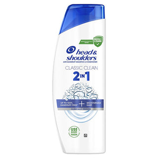 Head & Shoulders 2 In 1 Classic Shampoo and Conditioner Clean (Anti-Dandruff Shampoo and Conditioner) 330 Ml 