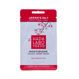 Hada Labo Tokyo Hada Labo Acido Ialuronico Idratante Maschera in Tessuto Viso 20 ml