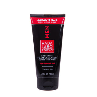 Hada Labo Tokyo Uomo Acido Ialuronico Elimina le Impurità Schiuma Detergente 150 ml