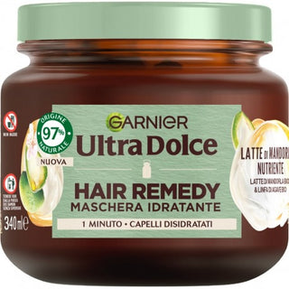 Garnier Hair Remedy Moisturizing Mask for Dehydrated Hair 340 ml Almond Milk 
