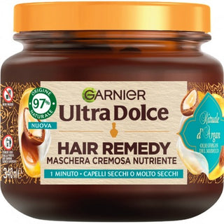 Garnier Hair Remedy Maschera Nutriente Capelli Secchi 340 Ml Rituale D`Argan
