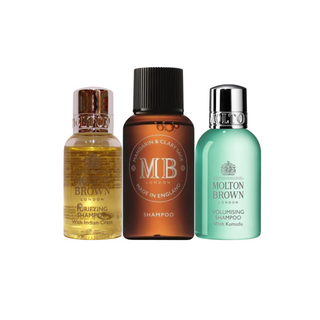 Hair Therapy Discovery Set Molton Brown: Indian Cress Shampoo per Capelli Per Purificare 30 ml + Molton Brown Kumudu Shampoo per Capelli Per Volume 30 ml + Mandarino e Salvia Sclarea Shampoo per Capelli Per Volume 30 ml