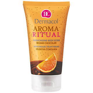Dermacol Scrub corporal armonizant cu ciocolată belgiană și portocale 150 ml
