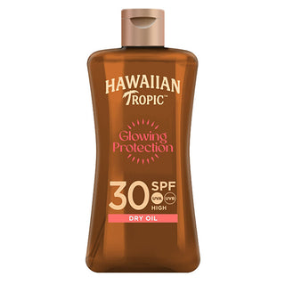 Hawaiian Tropic Olio Solare Secco Spf 30 Protezione Luminosa (Olio Secco) 100 Ml