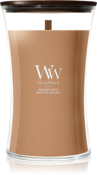 Woodwick Hazelnut Roast 610 g — Vonná svíčka