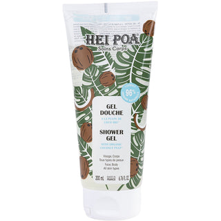 Hei Poa Polpa Di Cocco, Gel Doccia Idratante, Per Tutti I Tipi Di Pelle, 200 ml