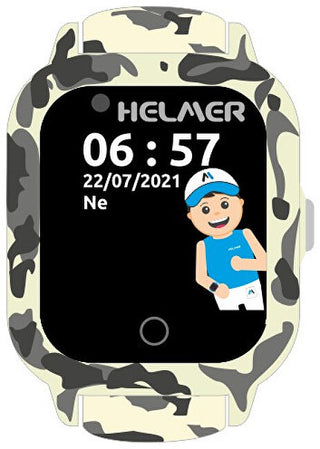 Helmer Smart touch Orologio with GPS locator and camera - LK 710 4G šedé