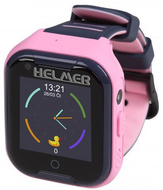 Helmer Lk 709 4G Rosa - Orologio Per Bambini Con Localizzatore Gps, Videochiamata, Impermeabile