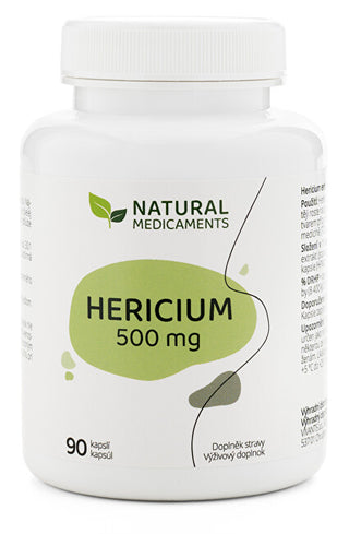 Natural Medicaments Hericium 500 Mg 90 Capsules 